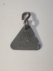 Vintage 1944 Detroit Dog Tag License Tax Registration