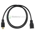 New 3ft Hdmi 1 4 Certified Extension Cable 24k Gold Dvd Ps3 Led Lcd Plasma Hdtv
