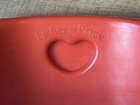 90s Fisher-price Booster Seat Straps To Chair Grow With Me Red Heart Blue Nice