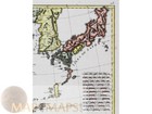 China With Korea And Japan Old Map Asia By Bonne 1780