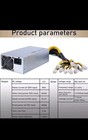 10x Pci-e 6pin Apw7 1800w Power Supply Mining Psu For Bitmain Antminer S9 l3  a6