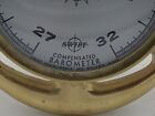 Vtg Compensated Barometer Swift   Anderson Boston Mass Brass Anchor V3