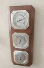 Vintage 1970   s Springfield Weather Station Thermometer Barometer Humidity Gauges