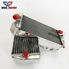 Radiator For 02-04 Honda Crf450r Crf 450 R 2002 2003 2004 All Aluminum Polished