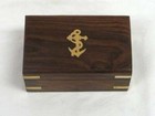 6 Solid Brass Handheld Telescope - Nautical Pirate Spy Glass With Wood Box Rusti