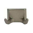  4 Pack  Pamex Corona Double Robe Hook Satin Nickel Bc3sn-22 