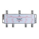 6-way Coaxial Cable Splitter 5-2300 Mhz For Rg6 Rg59 Tv Antenna Multi-pack Lot