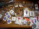 American Legion Convention Medal Pin Collection 1970s-1990s 125 Items    Bx 14 8