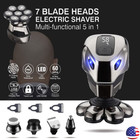7d 5-in-1 Shaver Cordless Hair Trimmer Bald Head Razor Electric For Men Wet Dry