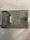Vtg 1982 The Great American Buckle Co Flag Belt Buckle   d560  Made In Usa