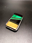 Vintage Money Clip   Pocket Knife  Turquoise   Malachite  Santa Fe Stoneworks