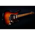 Jet Guitars Js 400 Sb Hss Basswood Body Electric Guitar With Roasted Maple Neck
