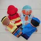 Melissa   Doug 4 Jolly Community Helpers Hand Puppets
