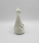 Vintage Pair Of White Cat Kitty Kittens Love 4 5   Ceramic Figurine Decor