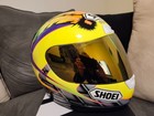 Shoei Scott Russell Autographed Troy Lee Race Helmet 97-98 Superbike Ama Daytona