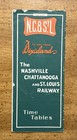Vintage 1951 Nashville Chattanooga St  Louis Railway Timetables Dixieland
