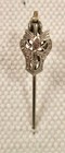 Vintage Antique   Art Deco Edwardian Stick Hat Pin Silver Tone Victorian Dainty