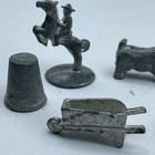 Lot Of 6 Monopoly Game Pewter Pieces 