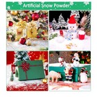 23 Ounces Fake Snow Decoration - Artificial Snow For Christmas Decoration  Fake