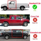 For 98-2011 Ford Ranger Left Driver   Right Passenger Upgraded Roof Molding 2pcs