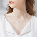 Simple Silver Gold Plated Cross Pendant Necklace Women Men s Jewelry Gift