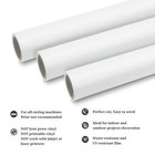 Permanent Adhesive Vinyl 12  X 10ft Matte White