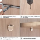 Cabinet Shelf Pegs Support L-shaped Hooks Pegs Pins For Kitchen Cupboards Shelve