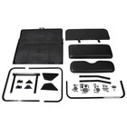 Rear Flip Seat Kit For 2008-2025 Ezgo Rxv Golf Cart - Black Cushions Wholesale