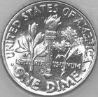 1962-d Roosevelt Dime 90  Silver Uncirculated Bu