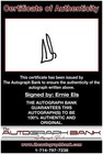 Ernie Els Authentic Signed Pga Golf 3x5 Notecard W cert Autographed A0001