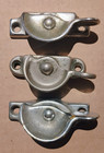 2 Vintage Nickel Over Brass Window Sash Locks No Catches
