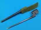 British English Ww2 Spike Bayonet W  Scabbard Frog
