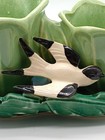 Vintage Mccoy Pottery Double Swallow Flower Pot Planter