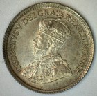1919 Canada Silver Five Cents Circulated Unc 5c Canadian Coin Uncirculated