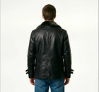 Leon S Kennedy Requiem Re9 Coat Style Black Real Leather Jacket