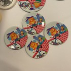 50s Vintage Ohio Art Tin Metal Childs Tea Play Set Litho Humpty Dumpty 10 Pieces