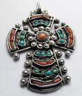 Sterling Vintage Matl Matilde Poulat Mexico Brooch 2 Inches