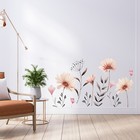 Walplus Spring Delicate Watercolor Flowers Floral Wall Stickers Decal Home Decor