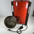 Vtg Regal Poly Urn Coffee Percolator 10 To 30 Cup Retro 70s Red Orange 7530 Mcm