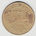 Vintage - Car Wash Token  Showing Vintage Car   5 
