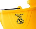 79358 Commercial Mop Bucket With Side Press Wringer  Yellow 26 Quart