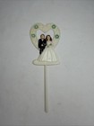 Lot Of 24 Vintage Wedding Cake Cupcake Pick Topper Bride And Groom