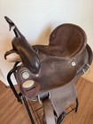 Hilason Barrel Trail Western Saddle  Brown Synthetic Traditional 15 Inch   Read