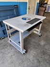 U-line Rolling Lab Bench   Cart W  Shelve 48  X 30  X 36   Adjustable Height