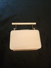 Antique Rare Victorian Celluloid ivorine Coin Purse With Notepad   Nail Clipper
