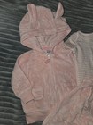 Size 3m Baby Girl Carter s Bunny Outfit  3 Piece Set  Fall winter
