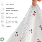 Muslin Crib Sheets  100  Cotton Soft Breathable Fitted Toddler Bed Sheet  28   x