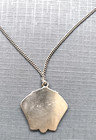 Antique Art Nouveau Sterling Silver 800 Pendant French C 1910