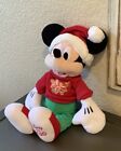 Disney Store 2020 Mickey Mouse Holiday 17  Plush Christmas Doll Gingerbread Tags