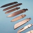 Lot Of 8 Vintage Schrade Knife Making Usa Blade Blanks Pocket Folding 55uh
